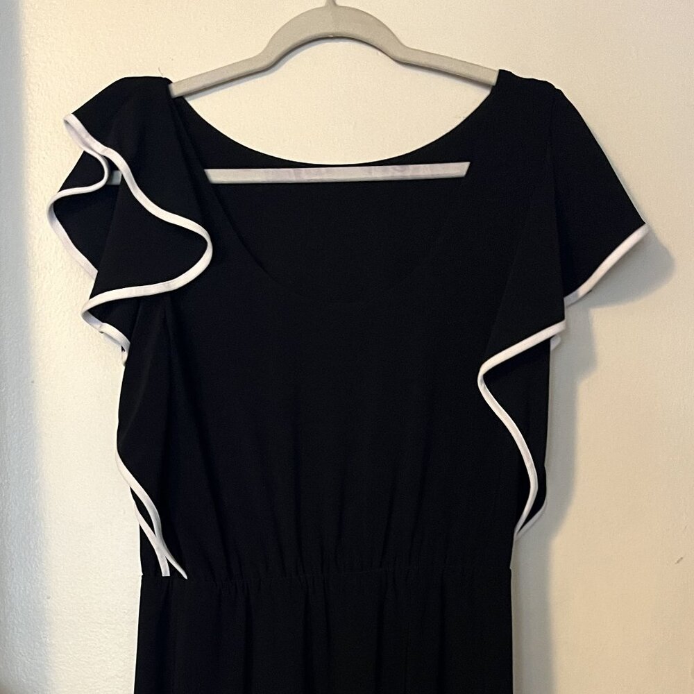 Ralph Lauren Stretch flutter sleeve cocktail dress